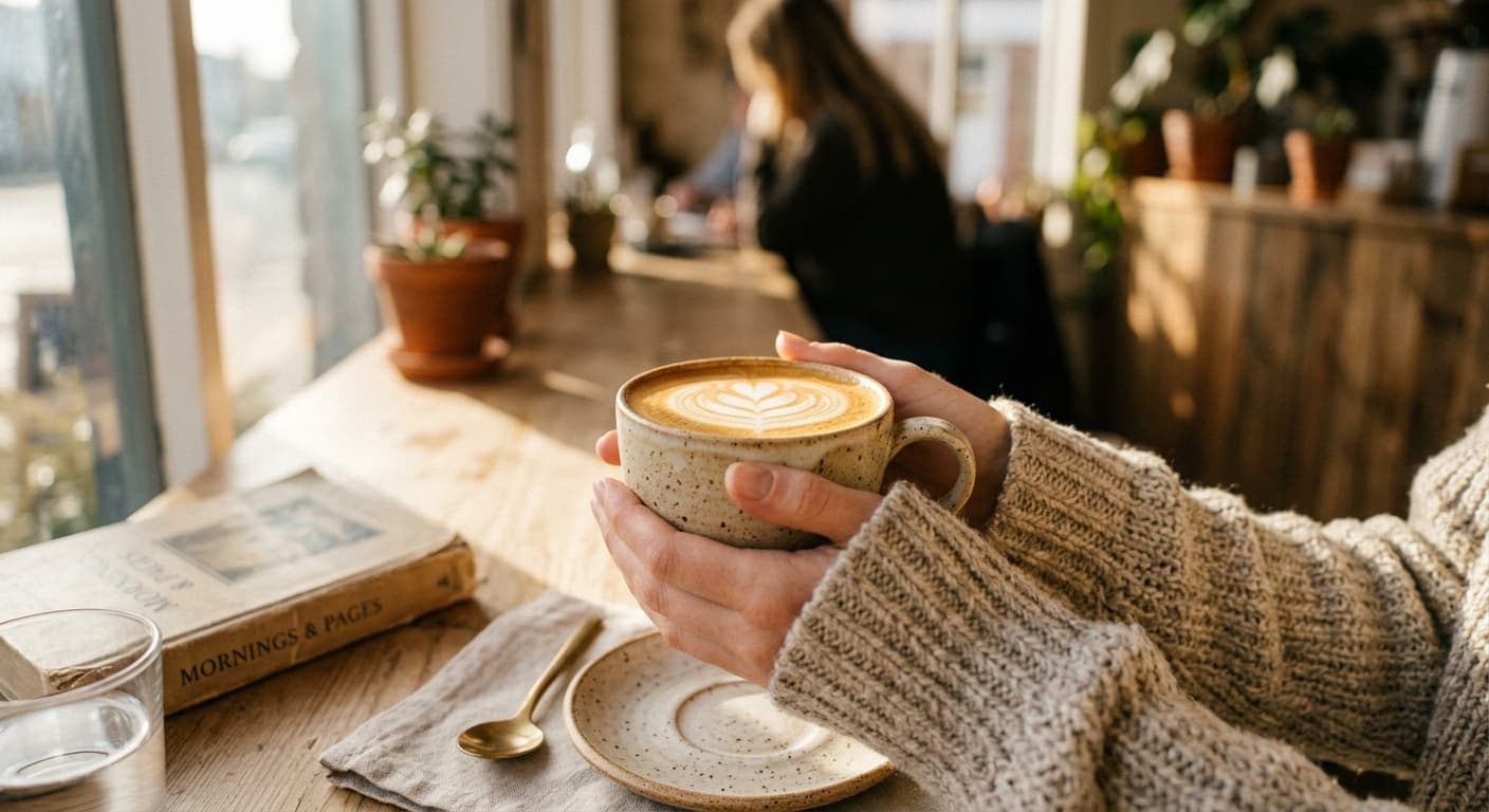 Coffee at the café